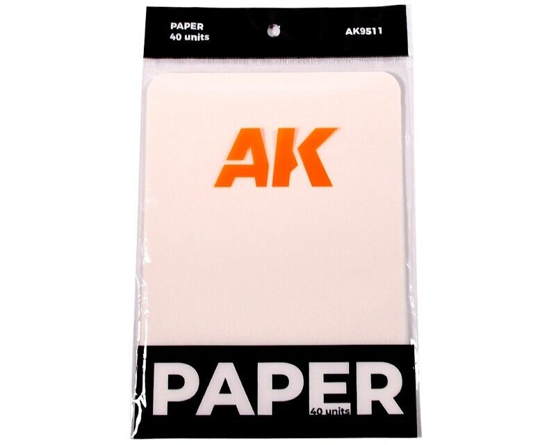 AK Interactive Paper 40 units (Wet Palette Replacement) AK9511 modellismo