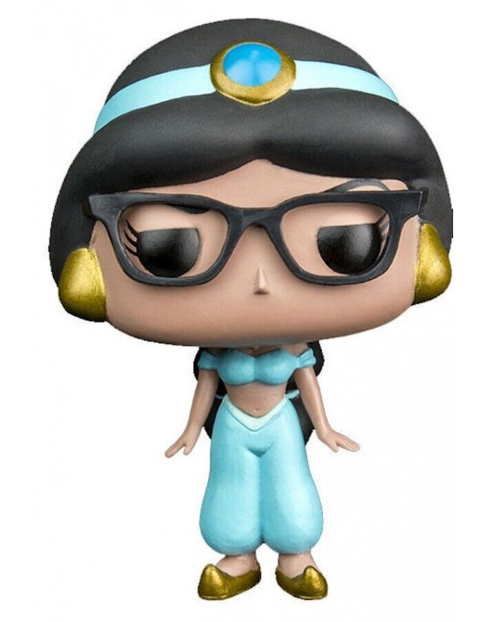 FUNKO POP DISNEY ALADIN JASMINE NERD HIPSTER VINYL FIGURE NEW!