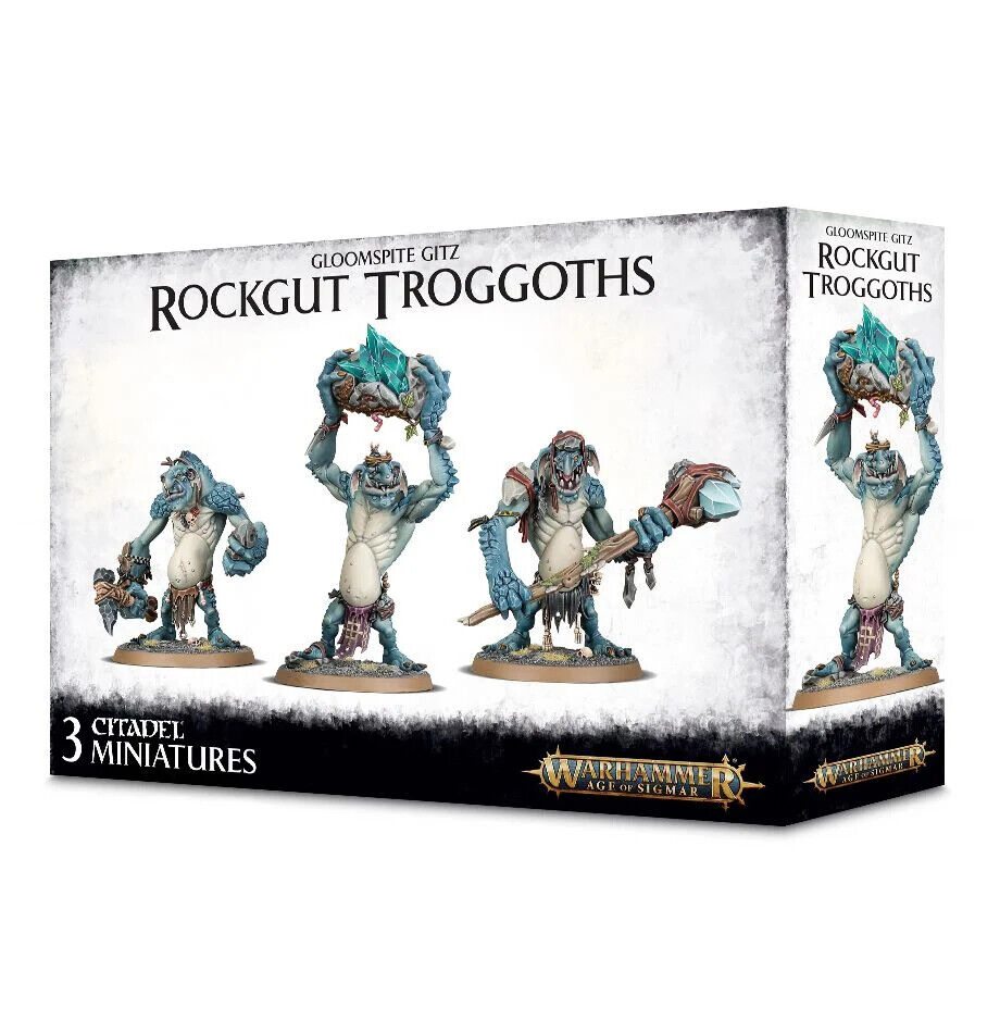 Warhammer aos gli orchi & Goblin: gloomspite Gitz Rockgut troggoths