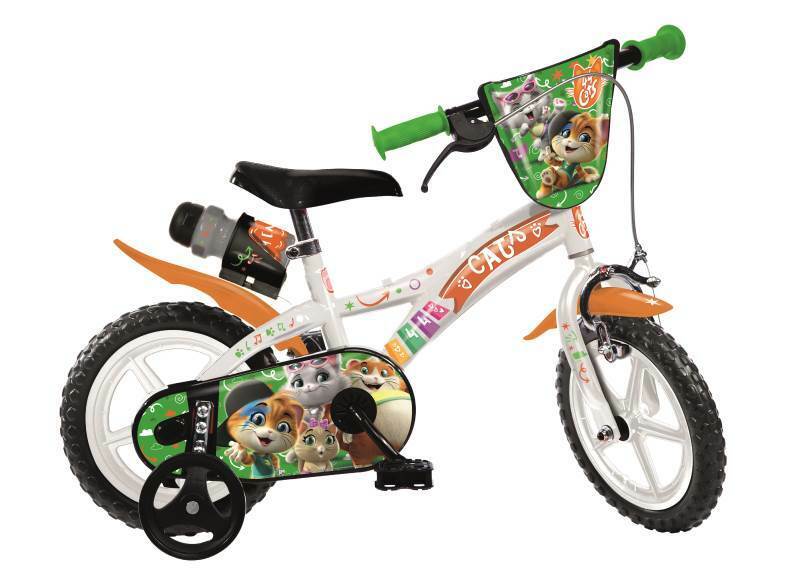 BICICLETTA 14 BIMBO 44 GATTI licenza ufficiale DINO BIKES misura 14