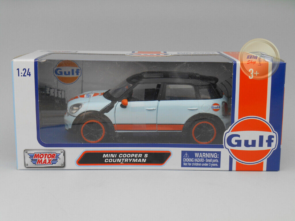 Mini Cooper S Countryman "Gulf" - Motormax Gulf 1:24 - MX79653GU