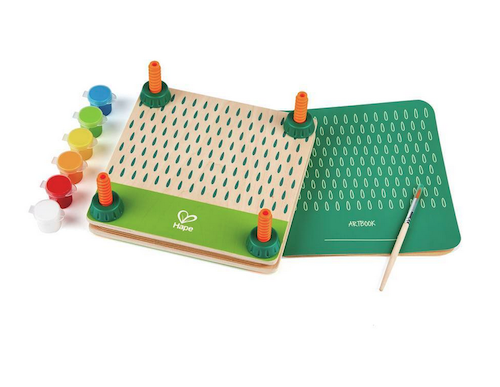 PRESSA PER FIORI flower press diy kit NATURE FUN bamboo HAPE età 5+
