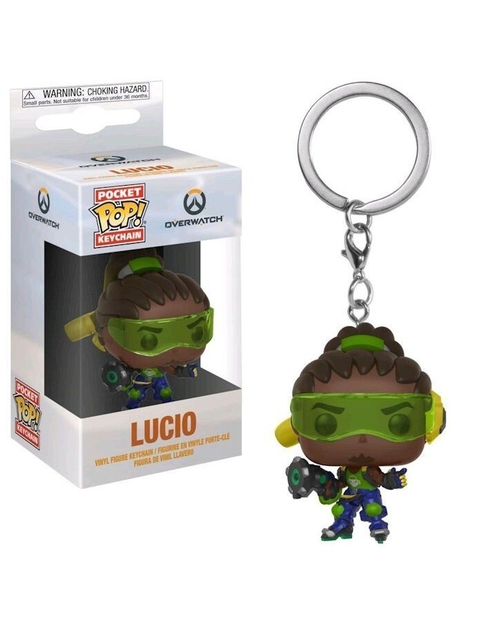 FUNKO POCKET POP KEYCHAIN PORTACHIAVI OVERWATCH LUCIO MINI FIGURE NEW
