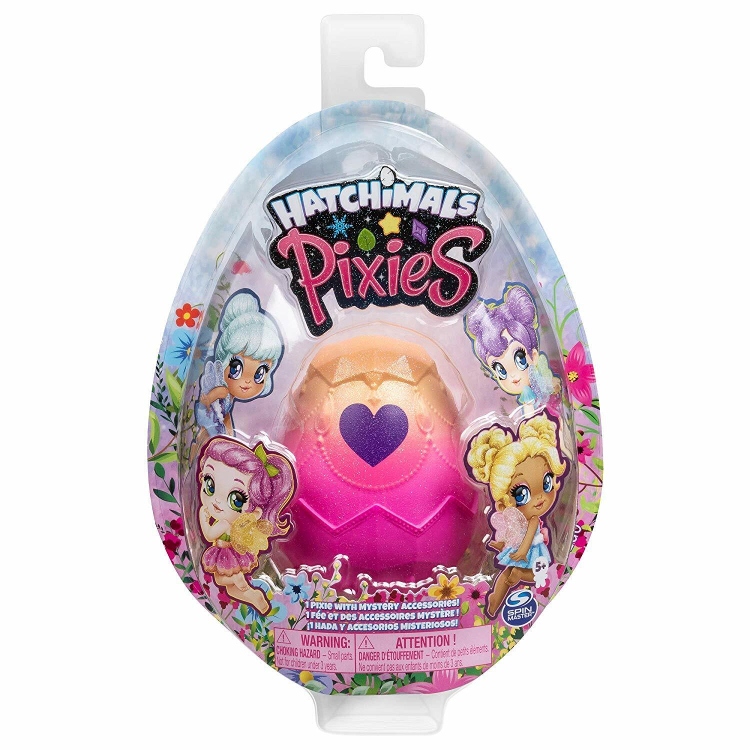Hatchimals- Pixies Fatine Collezionabilli con Accessori, Bambole 6 cm, Modelli A