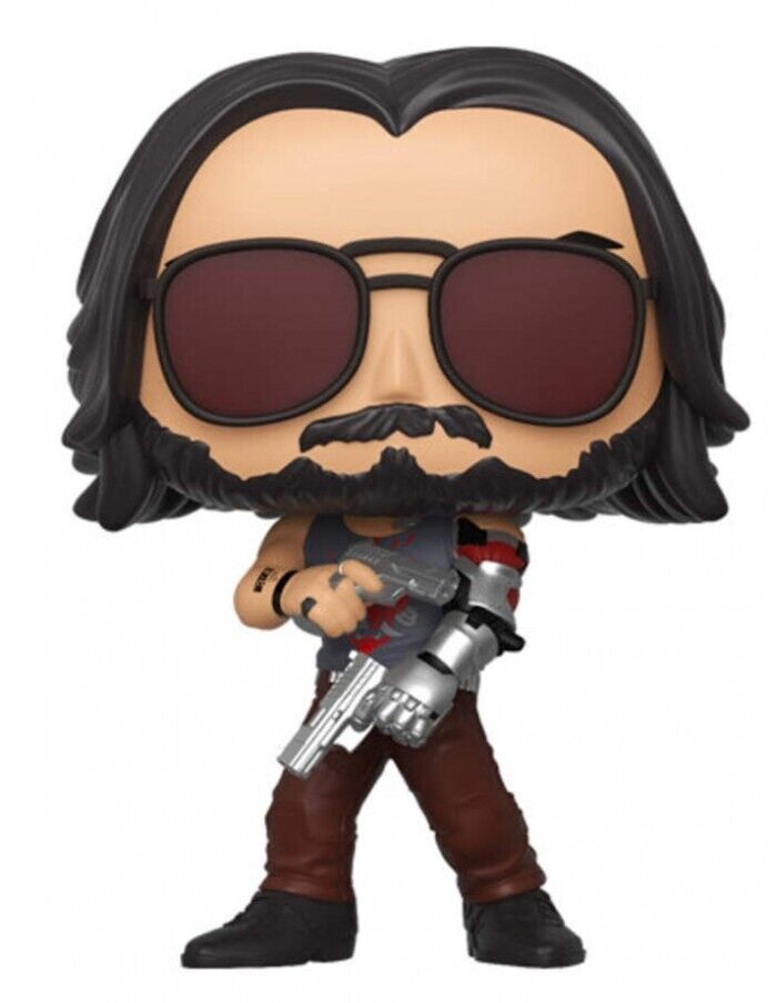 FUNKO POP GAMES CYBERPUNK 2077 JOHNNY SILVERHAND GUNS VINYL FIGURE NEW