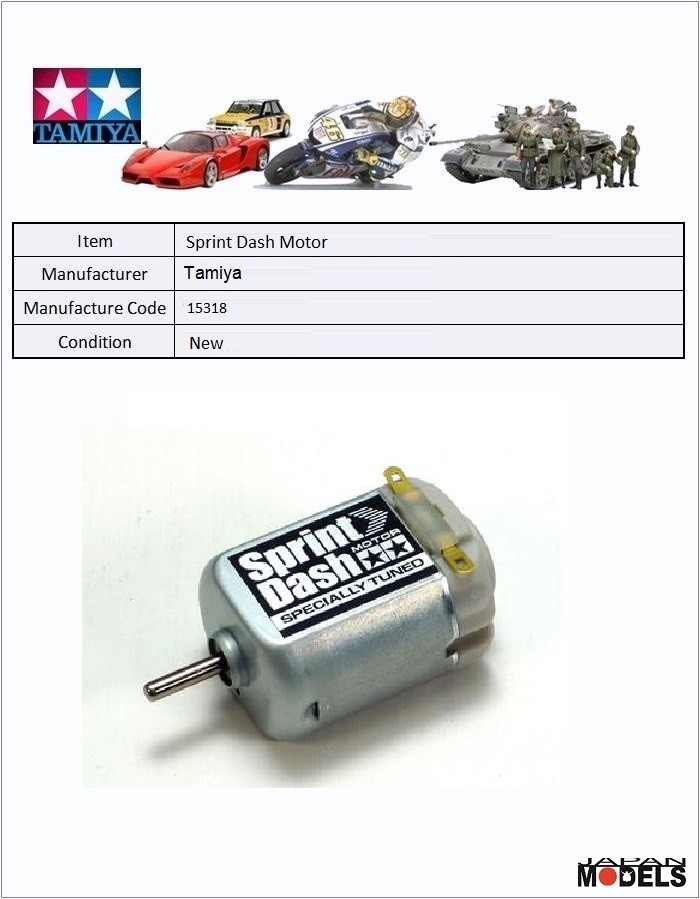 Mini 4wd Motore SPRINT DASH MOTOR Tamiya 15318 New Nuovo