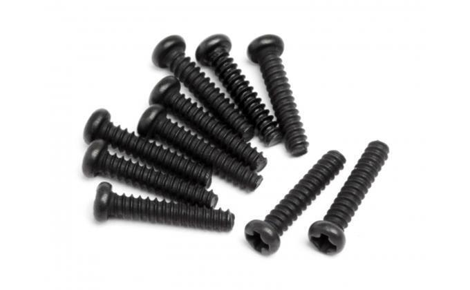 02086 10 Viti 2x10 Himoto 1/10 HIMOTO 1/10 SCREWS 2x10
