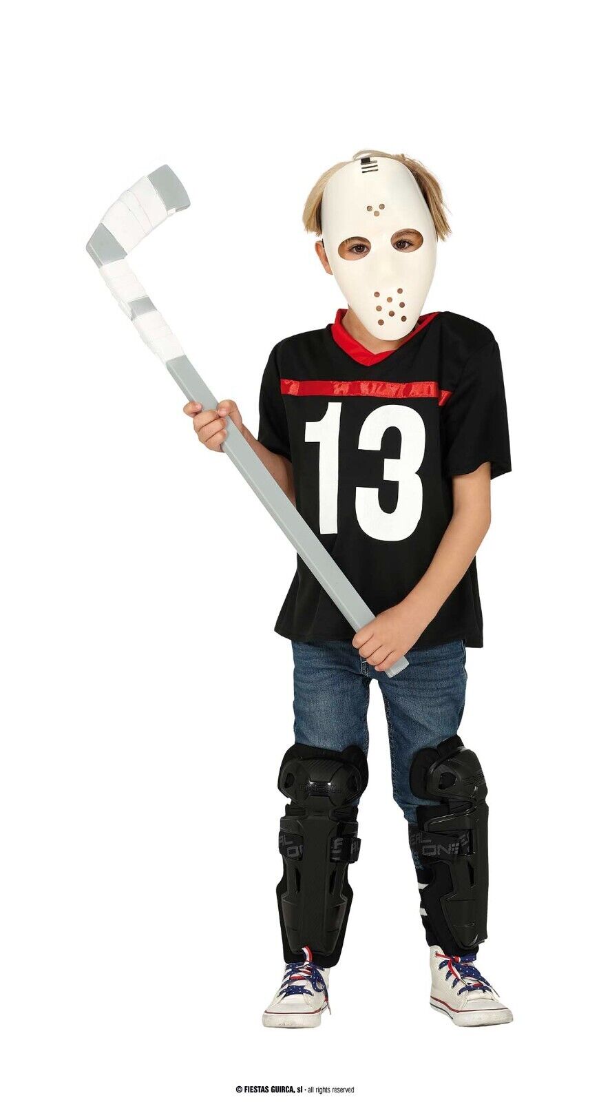 Costume Jason Venerdì 13 Horror Cosplay Bambino Halloween Carnevale Teatro 7/9