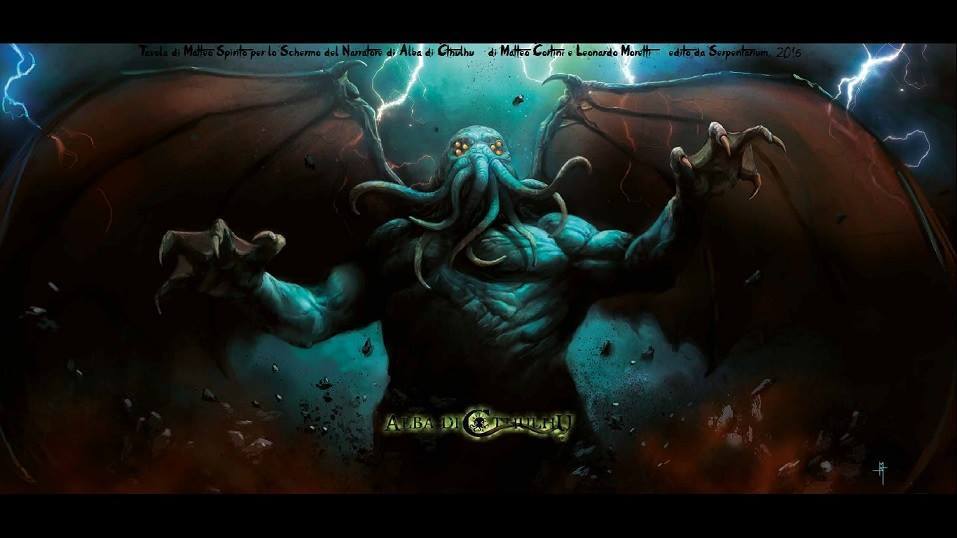 Alba di Cthulhu, Gioco di Ruolo, Schermo del Narratore, Nuovo by Asterion, Ita