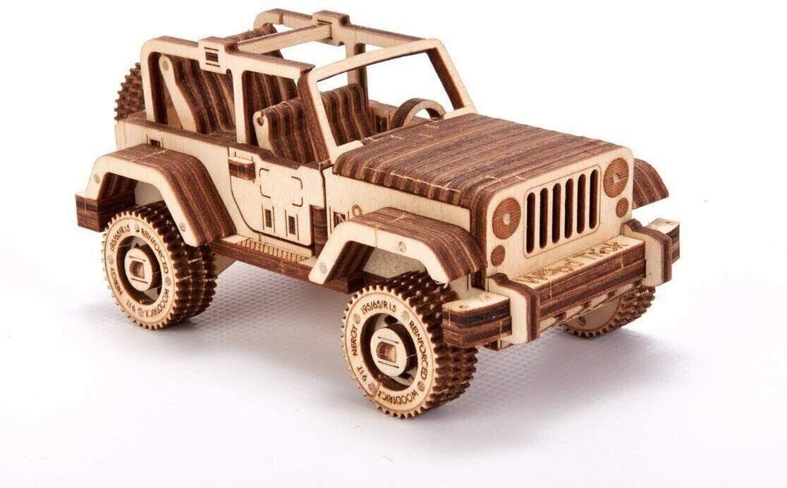 Wood Trick WDTK008 - SAFARI CAR 4X4 - 3D mechanical wooden puzzle - 126 pcs