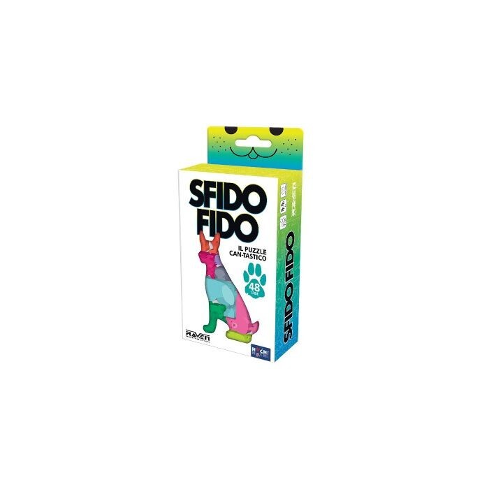 SFIDO FIDO il puzzle can tastico GIOCO DI LOGICA incastri CON 48 SFIDE età 7+