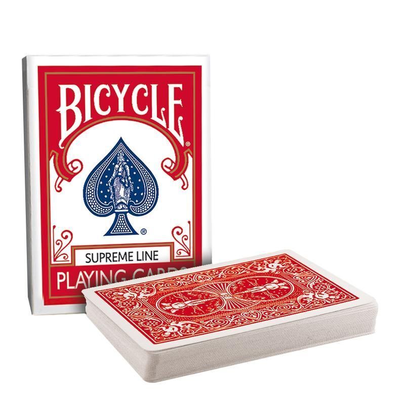 Bicycle - Supreme Line - Short Deck - Dorso rosso