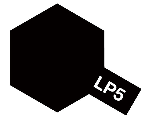 Lacquer Paint LP-5 Semi Gloss Black (10 ml) TC82105 - tamiya modellismo