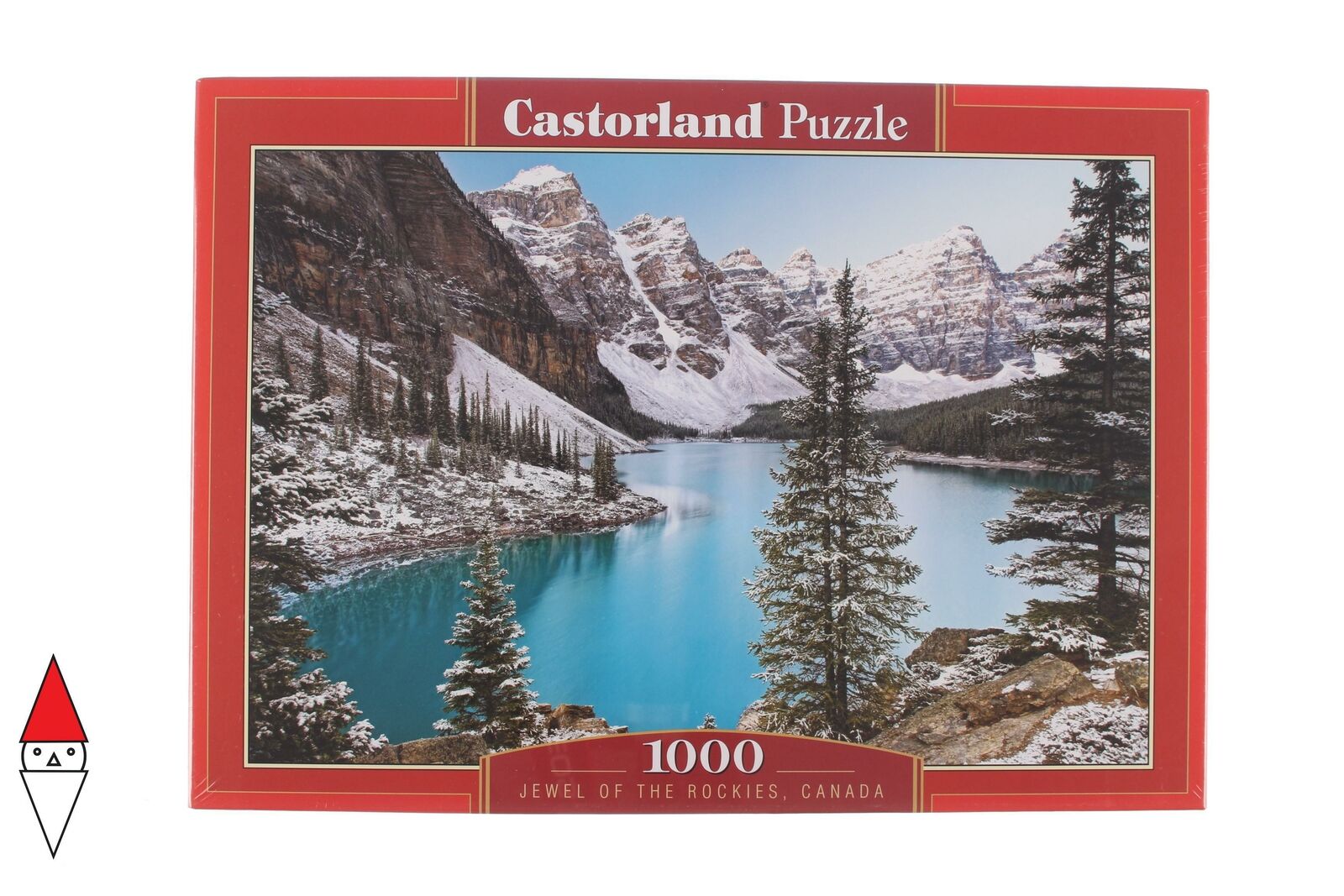 PUZZLE PAESAGGI CASTORLAND MONTAGNA CANADA MOUNTAIN LAKE 1000 PZ