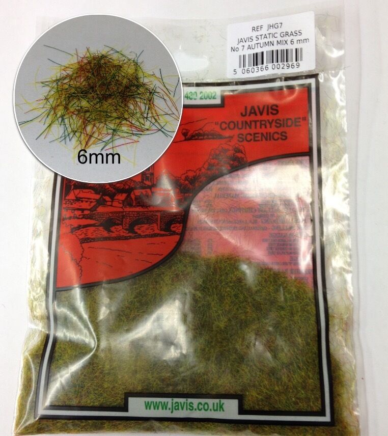 Javis JHG7 1 X Borsa Static Hairy Erbe Autunno Verde Mix 6mm 2nd Classe Postale