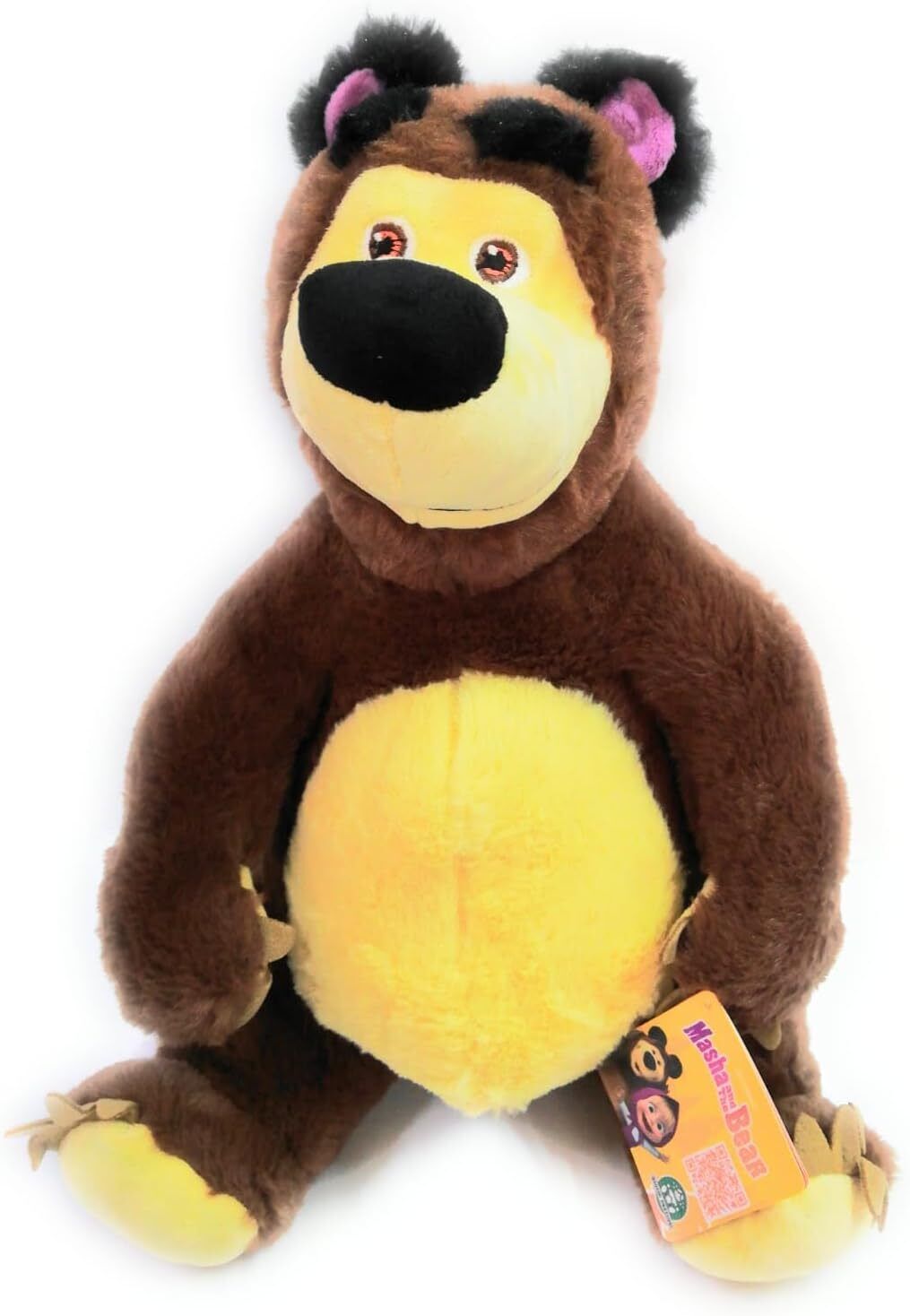 Masha e Orso, Orso morbido peluche 20 cm - Grandi Giochi MHA04000