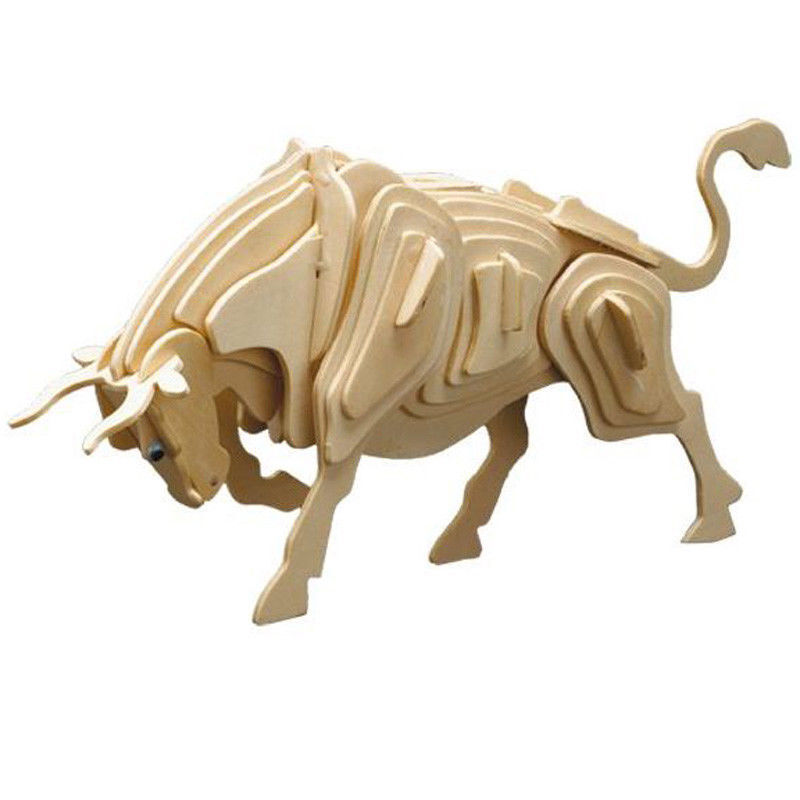 PEBARO TORO STIER KIT IN LEGNO PRETAGLIATO COMPOSTO DA 4 TAVOLE   ART 852/9