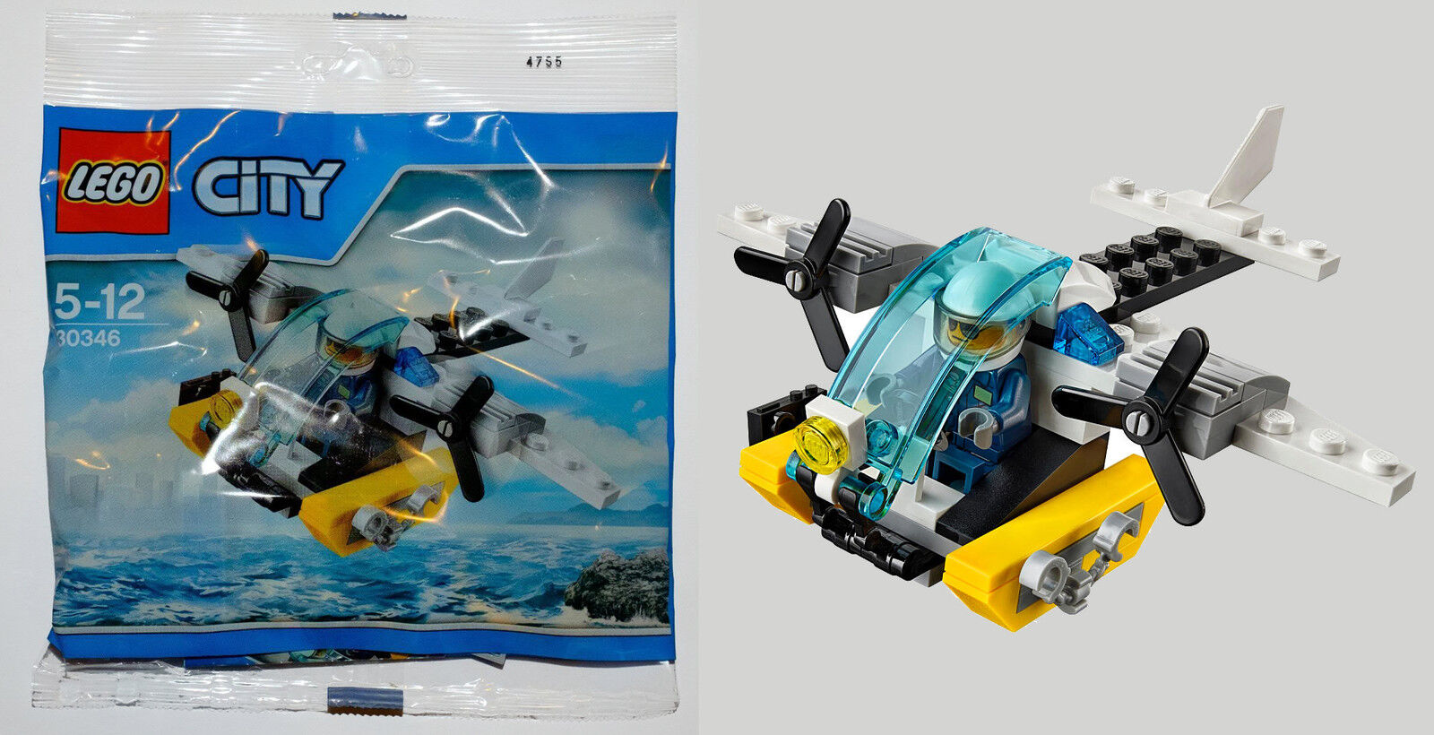 LEGO CITY 30346 - POLIZIA ALL'ISOLA _ ELICOTTERO _ NUOVO _ POLYBAG