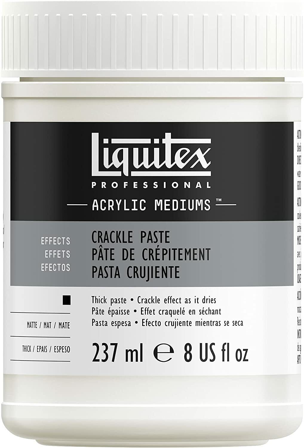 Liquitex Acrylic Mediums 8308 - Crackle Paste - 237 ml