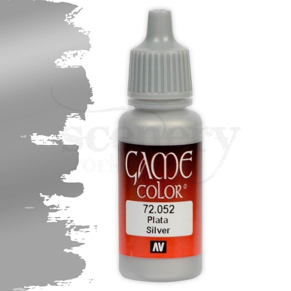 VALLEJO GAME COLOR SILVER Cod.AV72052
