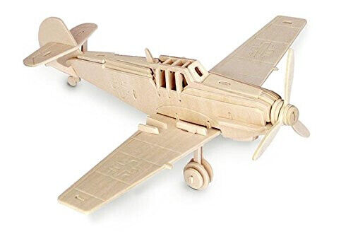 Messerschmitt Bf 109 Woodcraft Quay Costruzione Legno 3D Kit Modello P326