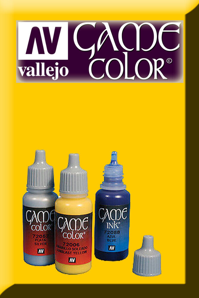 Game Color Gold Yellow 72007 Acrylic Paint VALLEJO