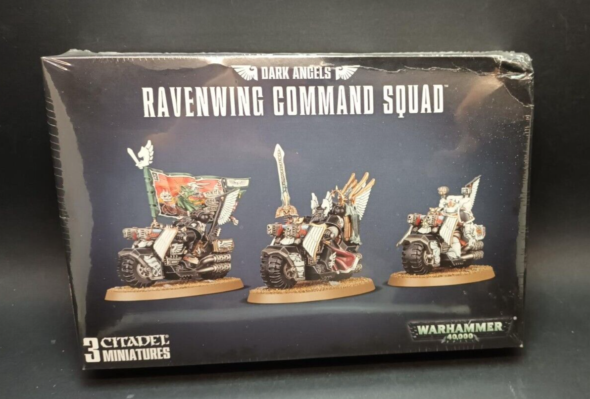 Warhammer Dark Angels Ravenwing Comand Squad Nuovo in scatola sigillata -...