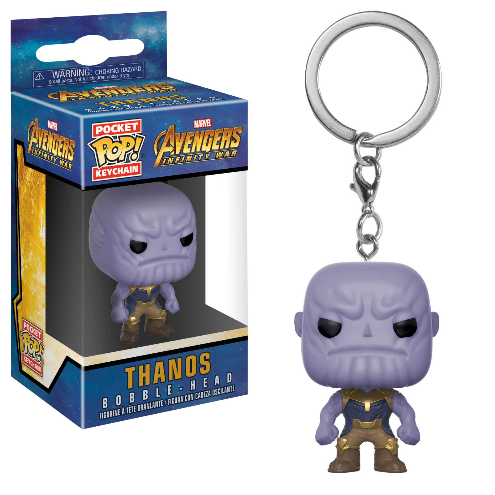 Funko POP ! Pocket Keychain -  Thanos - Marvel - Avengers-  NEW!