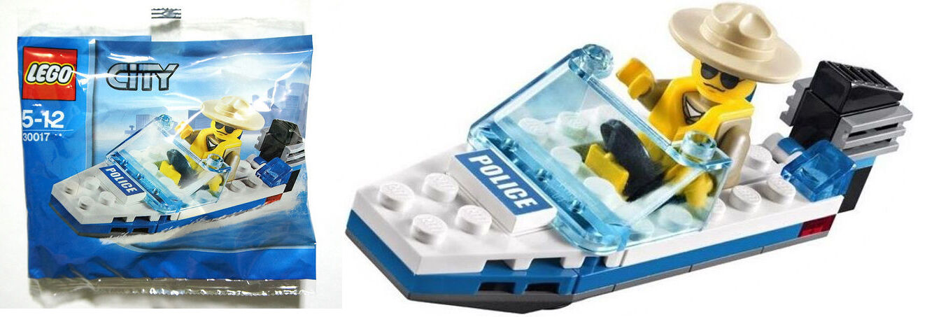LEGO CITY 30017 - Barca di polizia  _ nuovo polybag