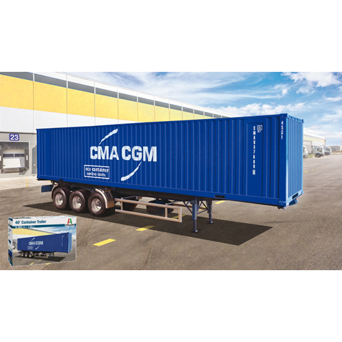 CONTAINER TRAILER 40 FEET KIT 1:24 Italeri Kit Camion Die Cast Modellino