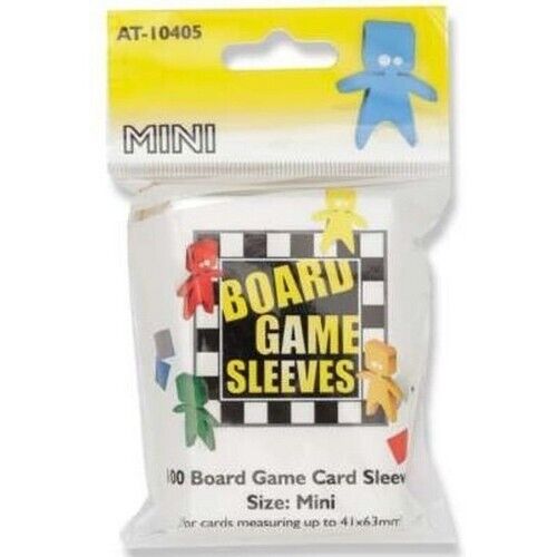 100 Buste Protettive / Mini Board Game Card Sleeves 41x63 mm Arcane Tinmen