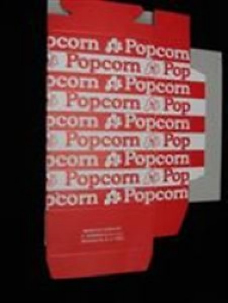 Scatola popcorn produzione giochi di prestigio,trucchi magia,cilindromagico