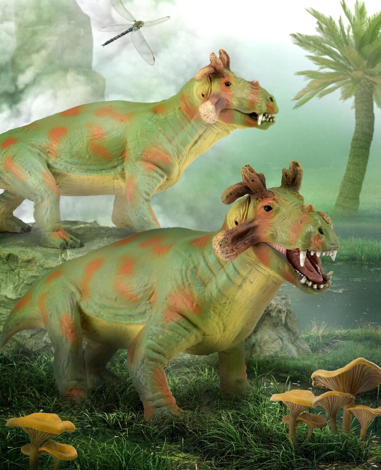 CollectA 88816 Estemmenosuchus Deluxe Model Terapside con mandibola movibile