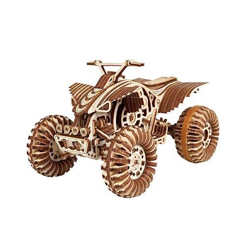 Wood Trick Quad Bike 3D Wooden Puzzles for Adults and Kids to Build - (z2k)