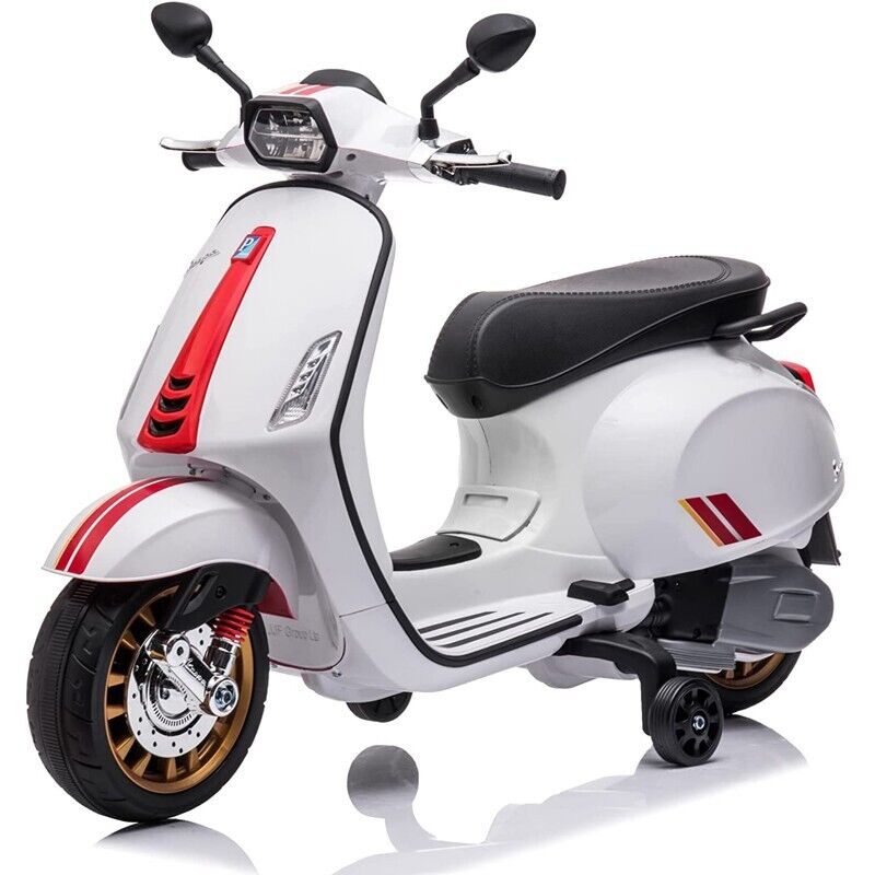 LAMAS TOYS MOTO ELETTRICA 12 VOLT VESPA SPRINT BIANCA