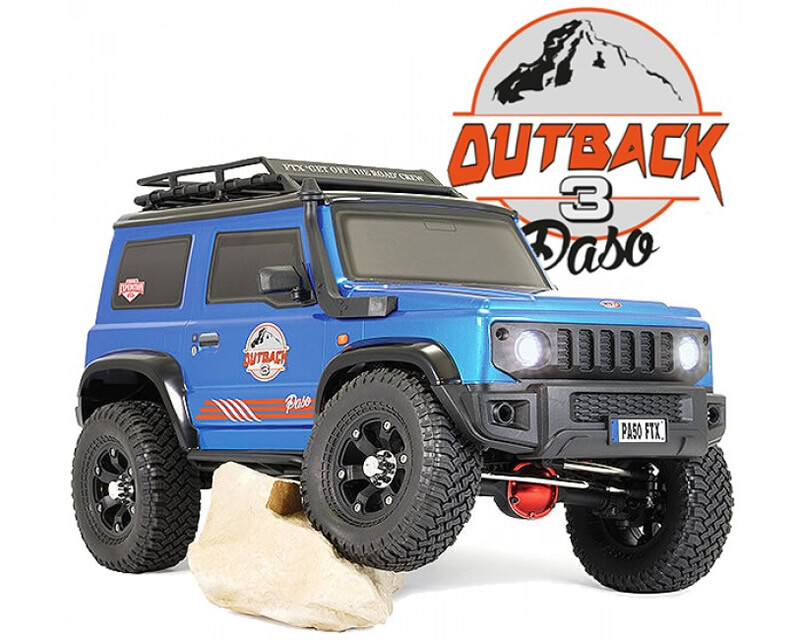 FTX FTX5593B Outback 3.0 Paso 4WD 1:10 Trail Crawler Blu RTR modellismo
