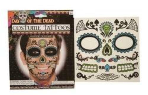 TATTOO TESCHIO MESSICANO 2 COL.