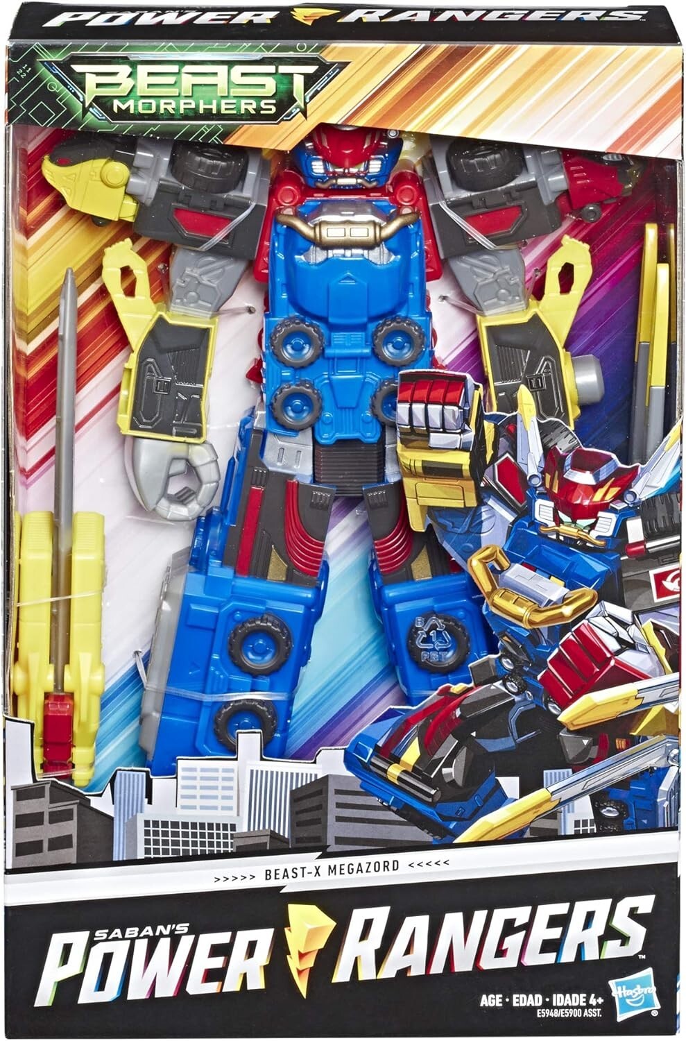 Power Rangers - BEAST-X MEGAZORD - 25 cm - 2018 - Hasbro E5948 - Nuovo (