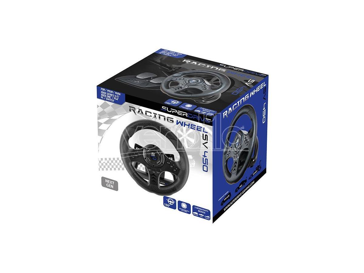 SUPERDRIVE VOLANTE PS4/PS3/PC/XONE/XBX/SW RACING WHEEL SV450 VOLANTI