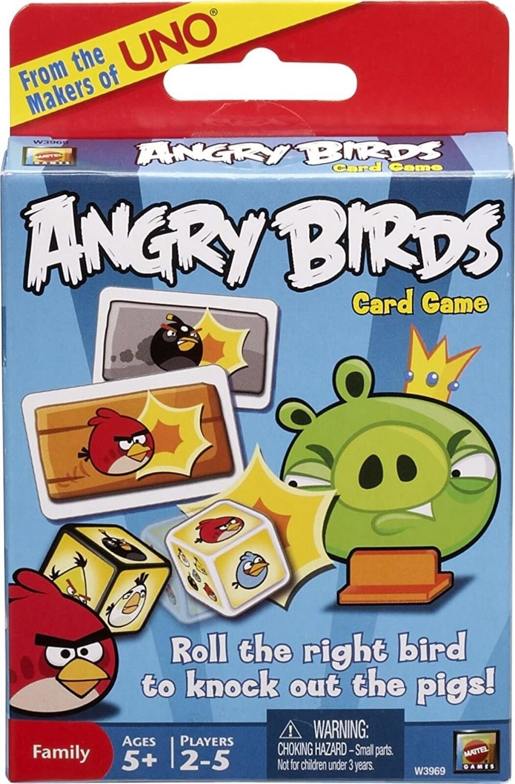 Mattel - Angry Birds Carte Uno