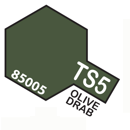 Vernice Spray Per Plastica 100 Ml. Olive Drab Ts05 TAMIYA