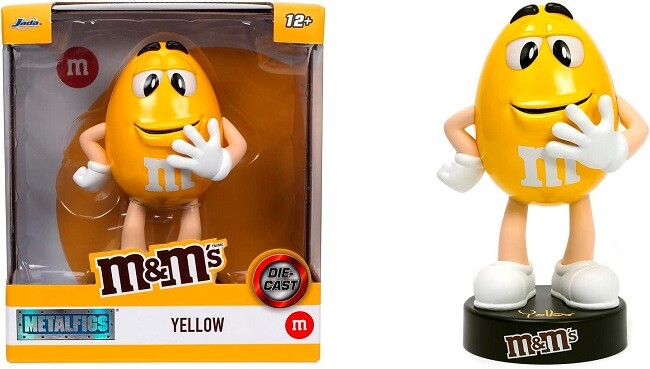 Jada Toys: M&M's Yellow 10cm Figure