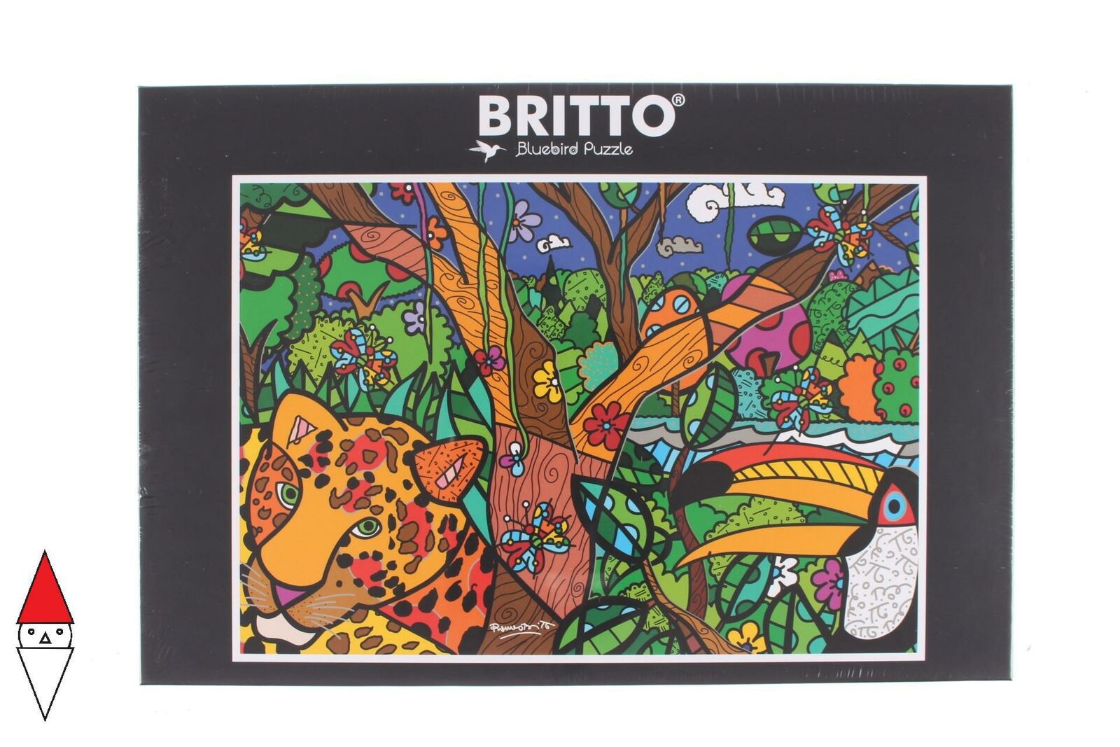 PUZZLE GRAFICA BLUEBIRD ASTRATTI ROMERO BRITTO AMAZON 1000 PZ