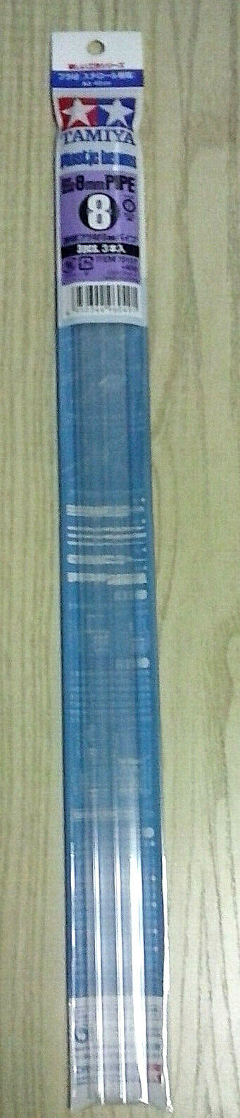 TAMIYA MODEL CRAFT TOOLS CLEAR PLASTIC BEAMS 8mm PIPE  TUBETTI TRASPARENTI 70137