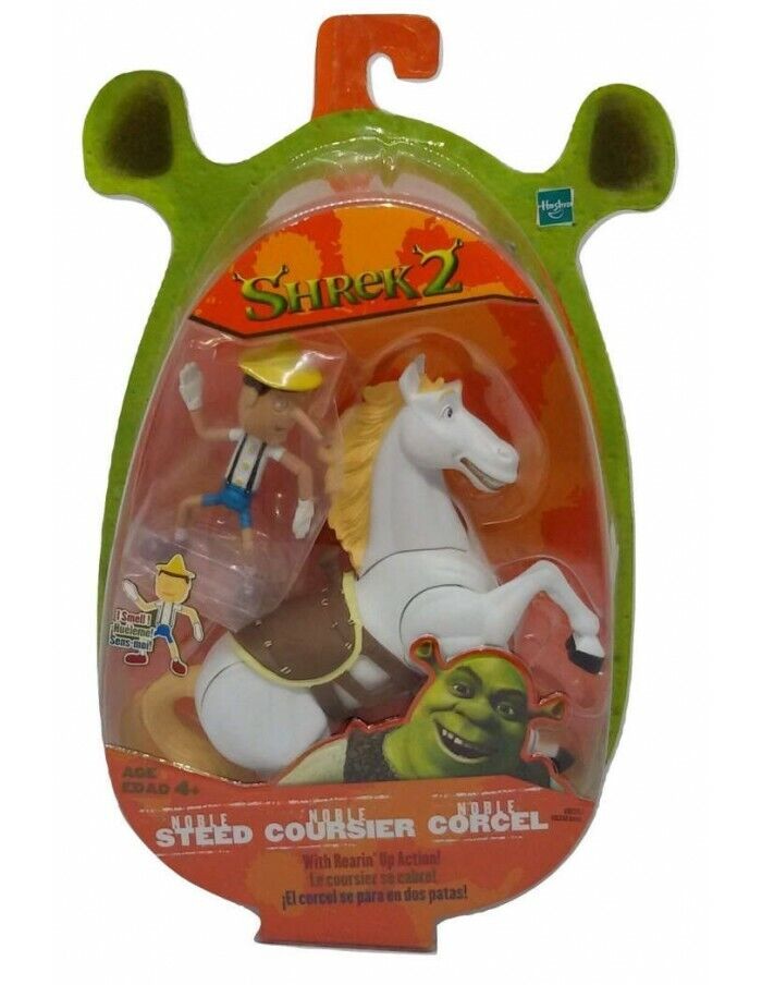 HASBRO SHREK 2 ACTION FIGURE NOBLE STEED COURSIER DESTRIERO CIUCHINO NEW!!