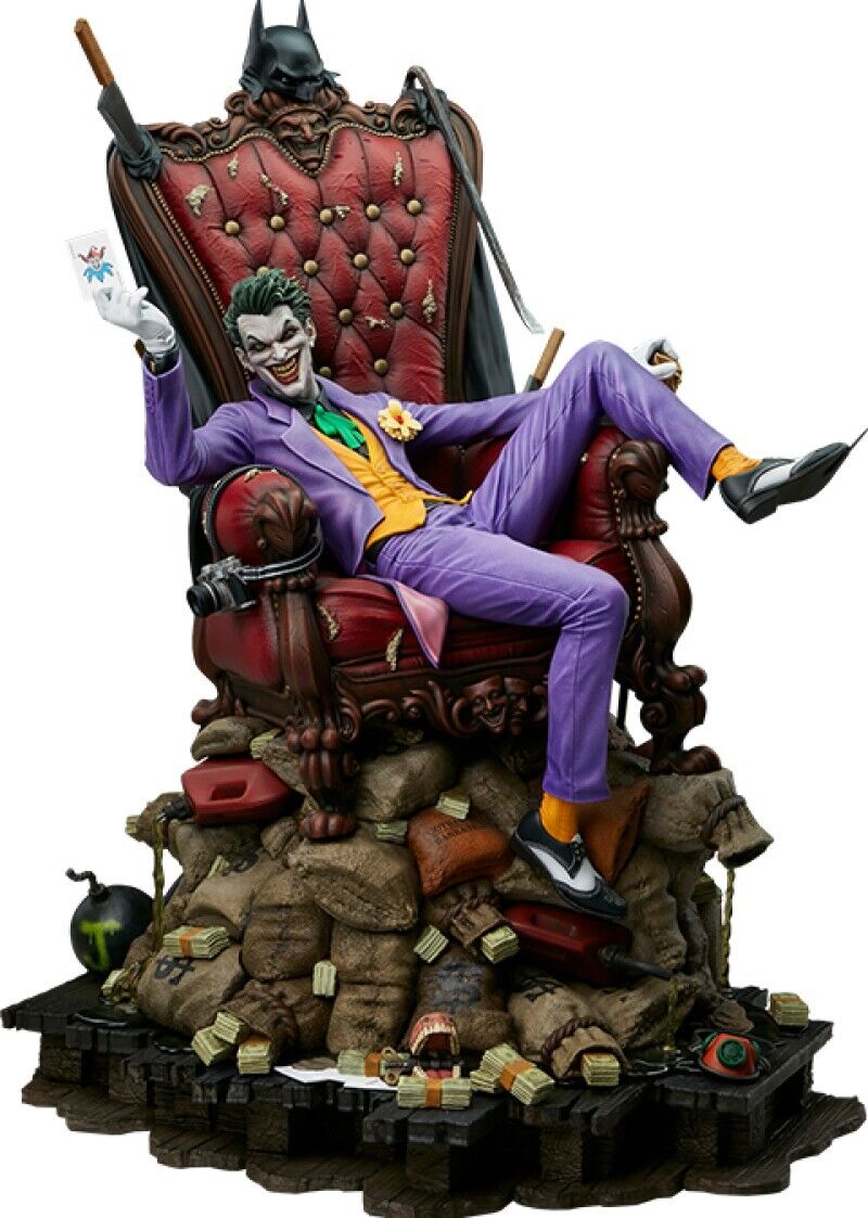 DC Comics Batman THE JOKER 1:4 EXCLUSIVE Statue Tweeterhead Sideshow Brown box
