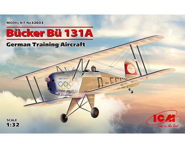 Bucker Bu 131A, German Training Aircraft 1:32 ICM32033 - icm modellismo
