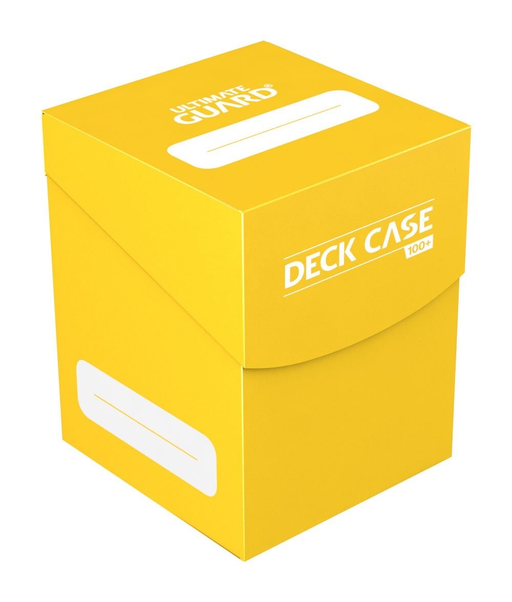 Box Porta Carte Deck Case 100+ Standard Size Yellow Ultimate Guard