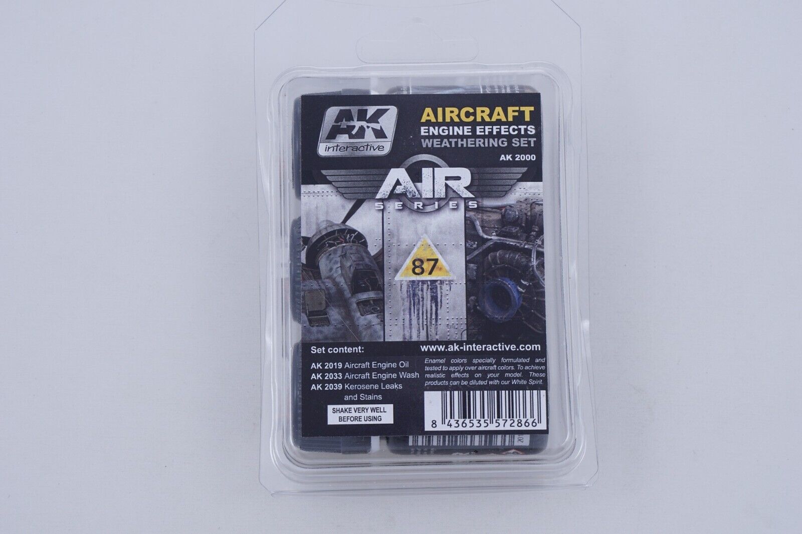 AK Interactive AK2000 Aircraft Engine Weathering Set modellismo