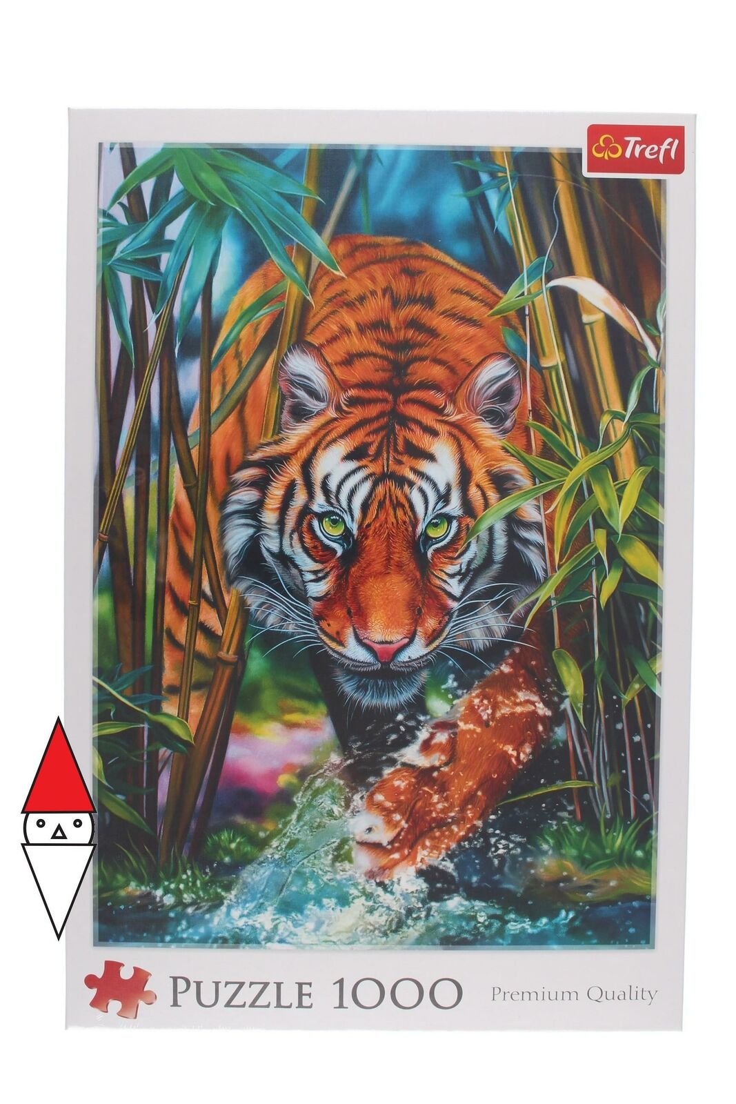 PUZZLE ANIMALI TREFL TIGRI GRASPING TIGER 1000 PZ